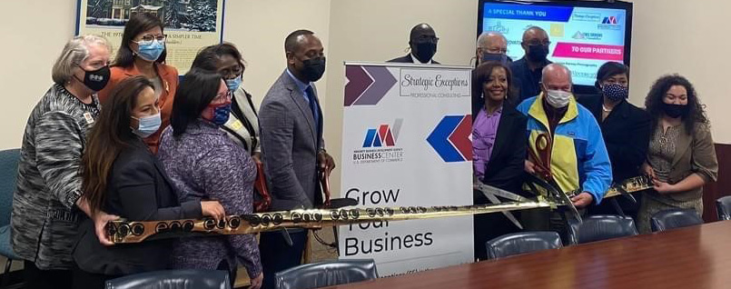 Ribbon cutting ceremony for the launch of the IL MBDA Business Center