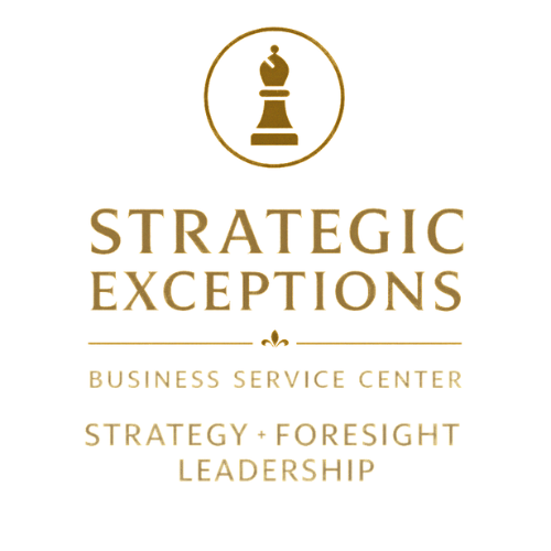 Strategic Exceptions Business Service Center logo.